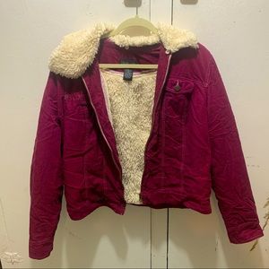 Corduroy Removable Sherpa Lined Jacket